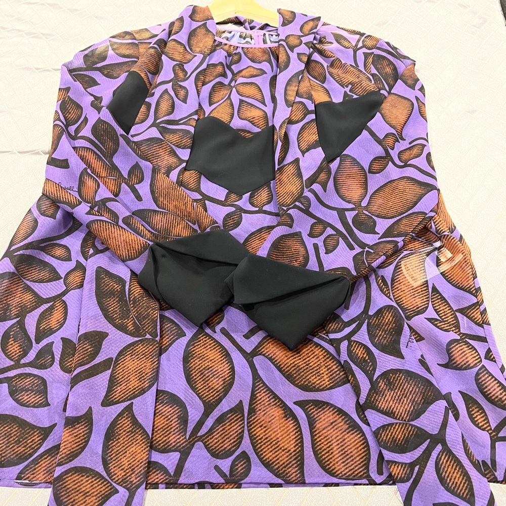 Just Cavalli blouse and leggings set made in Italy.
